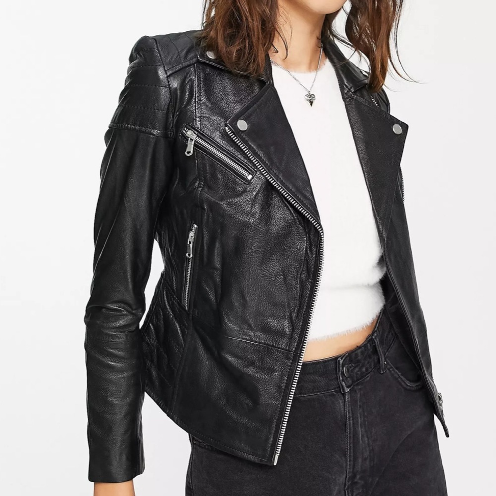 Barney's Originals Clara real leather jacket